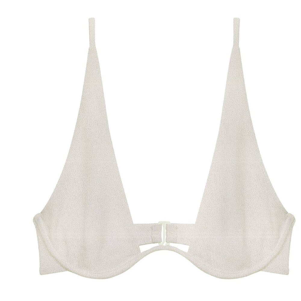 Jade Swim Paloma Top in Ivory Sheen